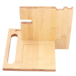 Wood Mobile Phone Holder MultiFunctional Wallet Storage Box for Home Office Living Room