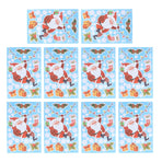 10Pcs Christmas Window Stickers SelfAdhesive Wall Decal Wall Sticker for Home Festival