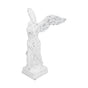 Innovative Resin Sculpture with AntiSlip Pad Home Decoration for Home Office Living Room(BS1055 Medium White )