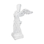 Innovative Resin Sculpture with AntiSlip Pad Home Decoration for Home Office Living Room(BS1055 Medium White )