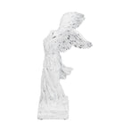 Innovative Resin Sculpture with AntiSlip Pad Home Decoration for Home Office Living Room(BS1055 Medium White )