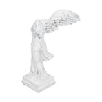 Innovative Resin Sculpture with AntiSlip Pad Home Decoration for Home Office Living Room(BS1055 Medium White )