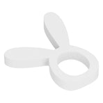Wooden Napkin Holder Modern Lightweight Rabbit Shape Durable Easter Napkin Rings for Hotel Kitchen