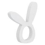 Wooden Napkin Holder Modern Lightweight Rabbit Shape Durable Easter Napkin Rings for Hotel Kitchen