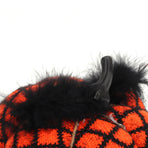 Fabric Decorative Pumpkin Exquisite Soft Polyester Wool Pumpkin for Thanksgiving Halloween Party Orange