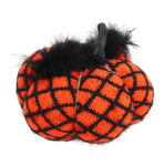 Fabric Decorative Pumpkin Exquisite Soft Polyester Wool Pumpkin for Thanksgiving Halloween Party Orange