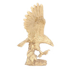 Majestic Eagle Statue Eagle Sculpture Tall Eagle On Rocks Statue Resin Ornament for TV Cabinet Wine Cabinet Office Decor Large