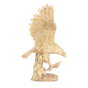 Majestic Eagle Statue Eagle Sculpture Tall Eagle On Rocks Statue Resin Ornament for TV Cabinet Wine Cabinet Office Decor Large