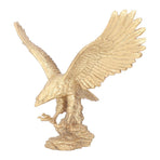 Majestic Eagle Statue Eagle Sculpture Tall Eagle On Rocks Statue Resin Ornament for TV Cabinet Wine Cabinet Office Decor Large