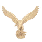 Majestic Eagle Statue Eagle Sculpture Tall Eagle On Rocks Statue Resin Ornament for TV Cabinet Wine Cabinet Office Decor Large