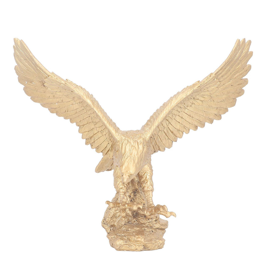 Majestic Eagle Statue Eagle Sculpture Tall Eagle On Rocks Statue Resin Ornament for TV Cabinet Wine Cabinet Office Decor Large