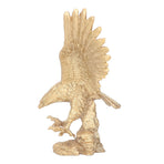 Majestic Eagle Statue Eagle Sculpture Tall Eagle On Rocks Statue Resin Ornament for TV Cabinet Wine Cabinet Office Decor Large