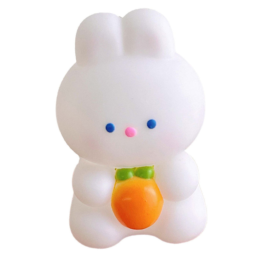 Creative Cute Bunny Money Bank Ornament Cute Carrot Bunny Money Bank Vinyl Ornament
