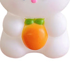 Creative Cute Bunny Money Bank Ornament Cute Carrot Bunny Money Bank Vinyl Ornament