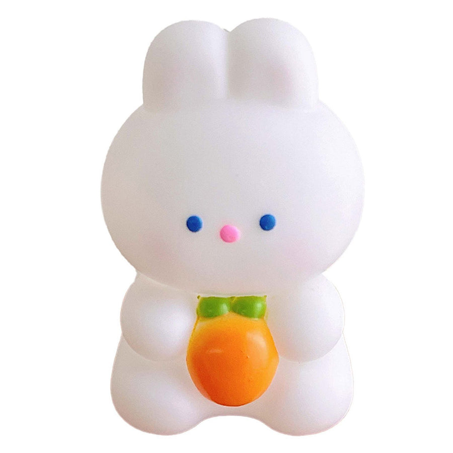 Creative Cute Bunny Money Bank Ornament Cute Carrot Bunny Money Bank Vinyl Ornament