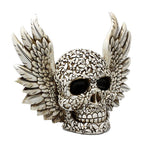 Wings Skull Statue Decoration Innovative Resin Home Desktop Ghost Head Sculpture Ornament