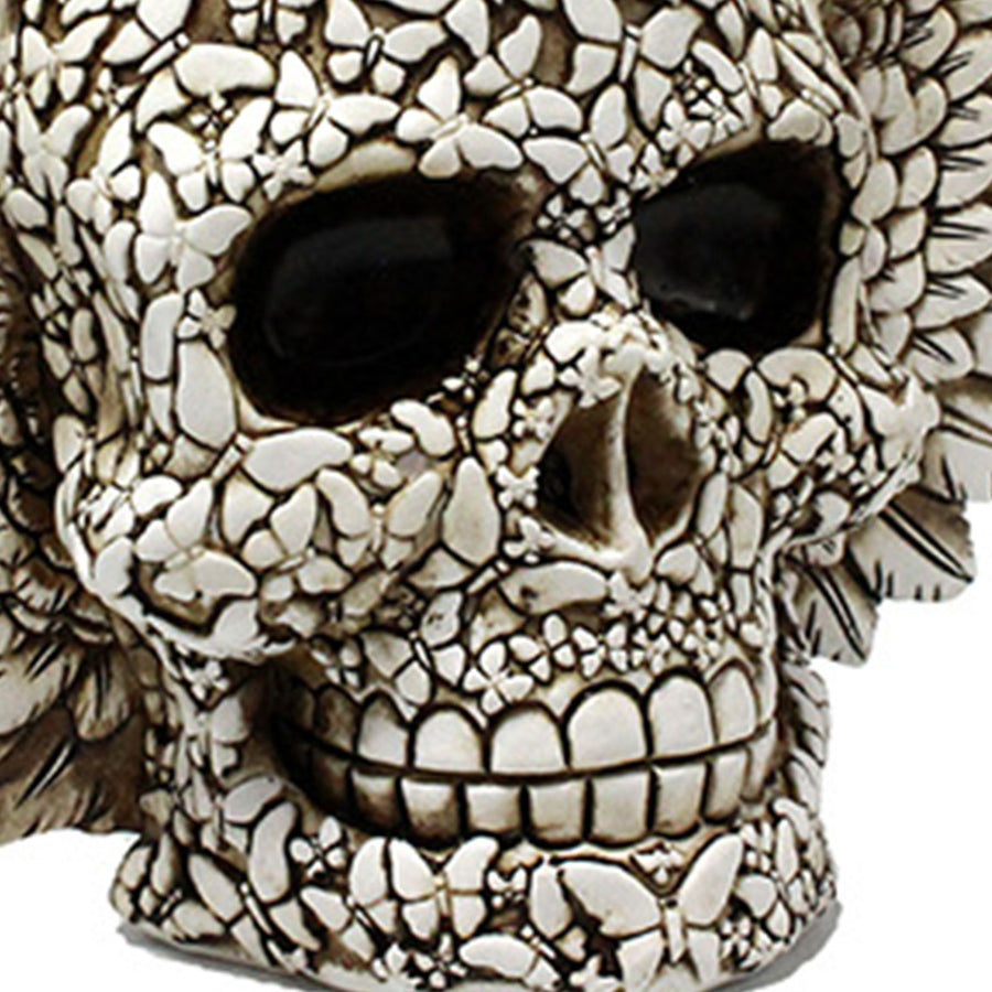 Wings Skull Statue Decoration Innovative Resin Home Desktop Ghost Head Sculpture Ornament