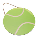30cm Round Wooden Wall Decor Ball Pattern Hanging Wall Art for Home Exercise Room Office JM00877