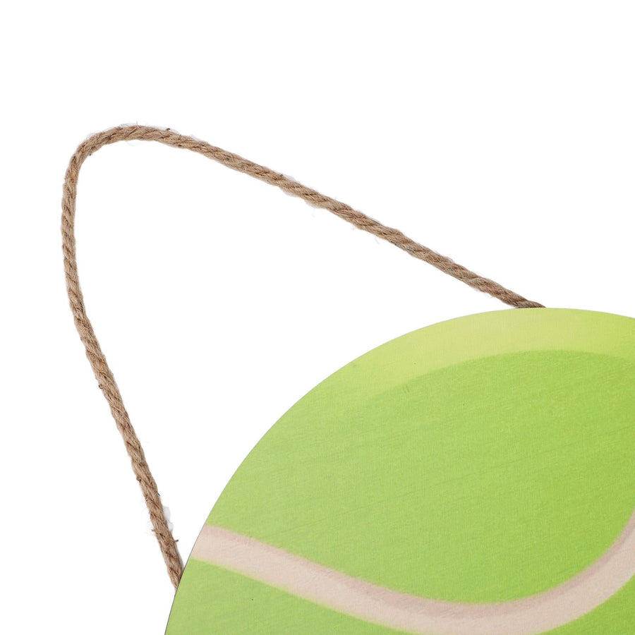 30cm Round Wooden Wall Decor Ball Pattern Hanging Wall Art for Home Exercise Room Office JM00877