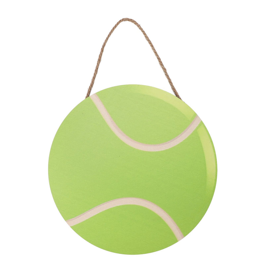 30cm Round Wooden Wall Decor Ball Pattern Hanging Wall Art for Home Exercise Room Office JM00877