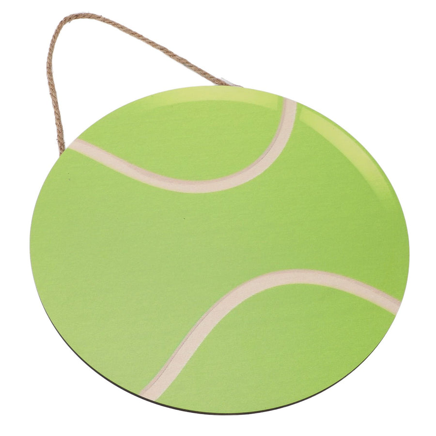 30cm Round Wooden Wall Decor Ball Pattern Hanging Wall Art for Home Exercise Room Office JM00877