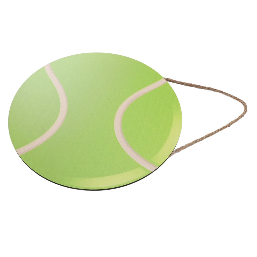 30cm Round Wooden Wall Decor Ball Pattern Hanging Wall Art for Home Exercise Room Office JM00877