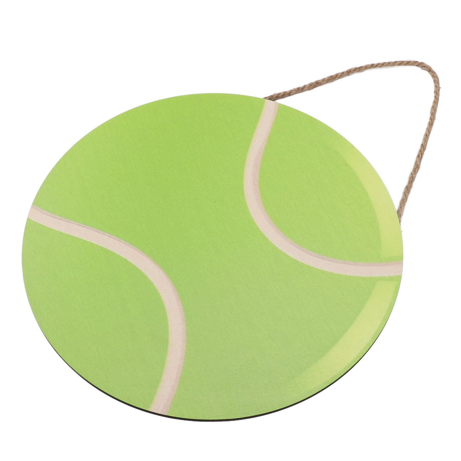 30cm Round Wooden Wall Decor Ball Pattern Hanging Wall Art for Home Exercise Room Office JM00877