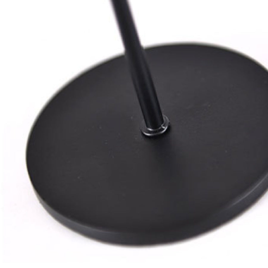Candlestick Holders Set Iron Metal Modern Elegant Decorative Taper Candle Holder for Wedding Dinning Party Anniversary Black 6PCS