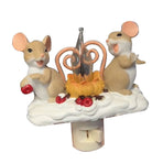 Campfire Flickering Nightlight Decorative Xmas Night Light Flickering Flame Night Lamp for Bedrooms Living Rooms Mouse