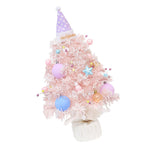 Xmas Tree Music Box Mini Desktop Rotating Decorative Ornament for Family Friends