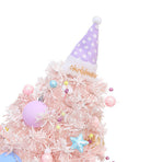 Xmas Tree Music Box Mini Desktop Rotating Decorative Ornament for Family Friends