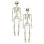 2PCS Skeleton Decorations 35.4 Inch Plastic Posable Spooky Full Body Skeleton Haunted House Prop for Outdoor Indoor Party Yard Garden Lawn Decor