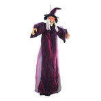 Hanging Witches Decor Voice Control Glowing Screaming Fabric Hanging Horror Toy for Festival Carnival Party