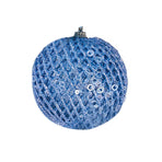6Pcs Xmas Tree Snowball Ornaments Pendant Decor Foam Wedding Decoration Scene Props 10cm Blue