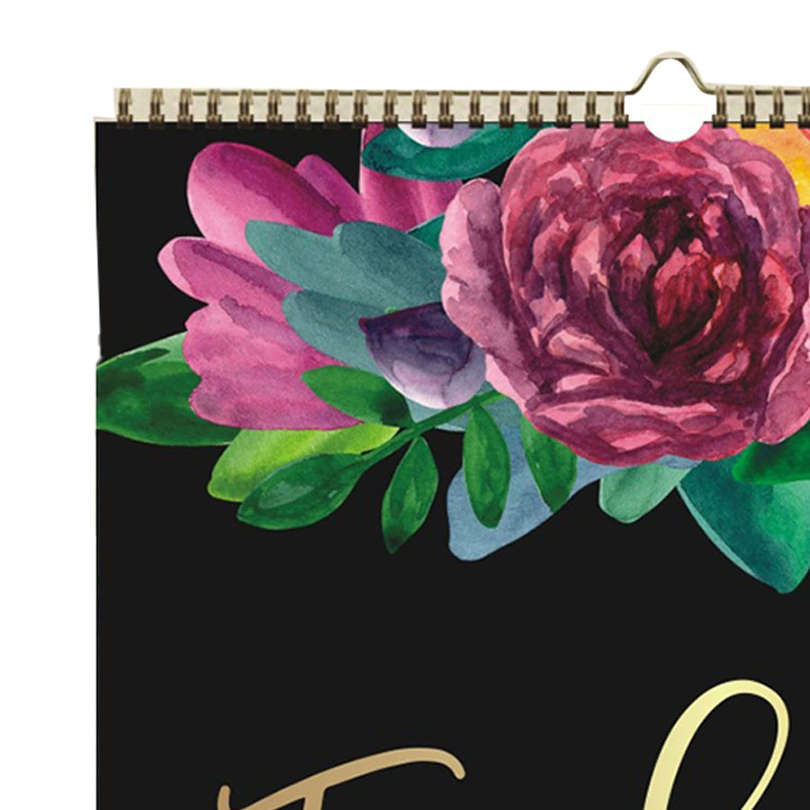 2025 Wall Hanging Calendar Delicate Stylish Wall Calender for Living Room Office English Gift Women's Calendar