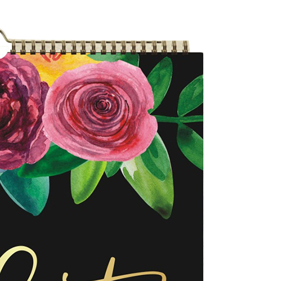 2025 Wall Hanging Calendar Delicate Stylish Wall Calender for Living Room Office English Gift Women's Calendar