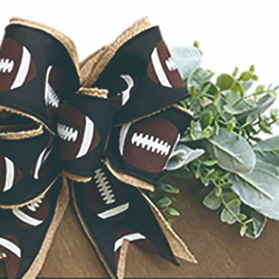 Front Door Sign Wooden Xmas Football Front Door Hanging Plaque Decor for Wall Porch