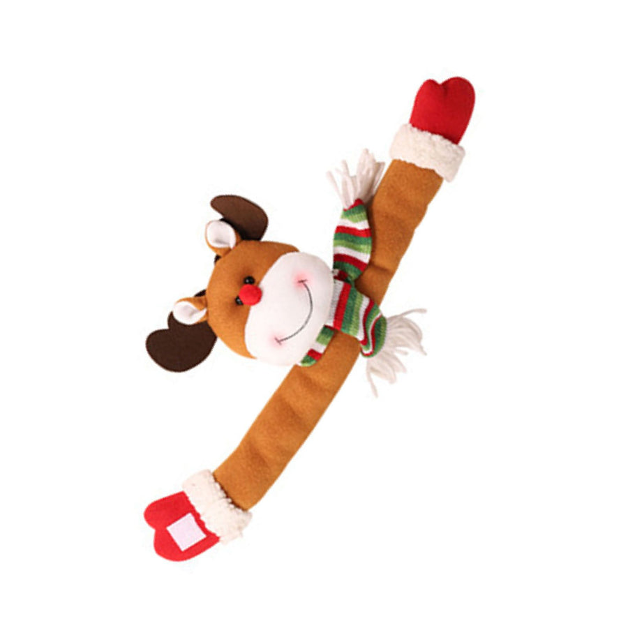 Cute Curtain Tiebacks Clip Decorative Cartoon Window Drapery Ties for Holiday Bedroom Living Room Reindeer Version