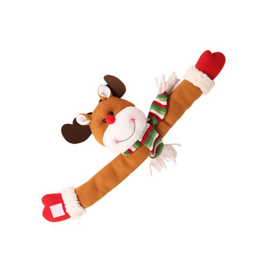Cute Curtain Tiebacks Clip Decorative Cartoon Window Drapery Ties for Holiday Bedroom Living Room Reindeer Version