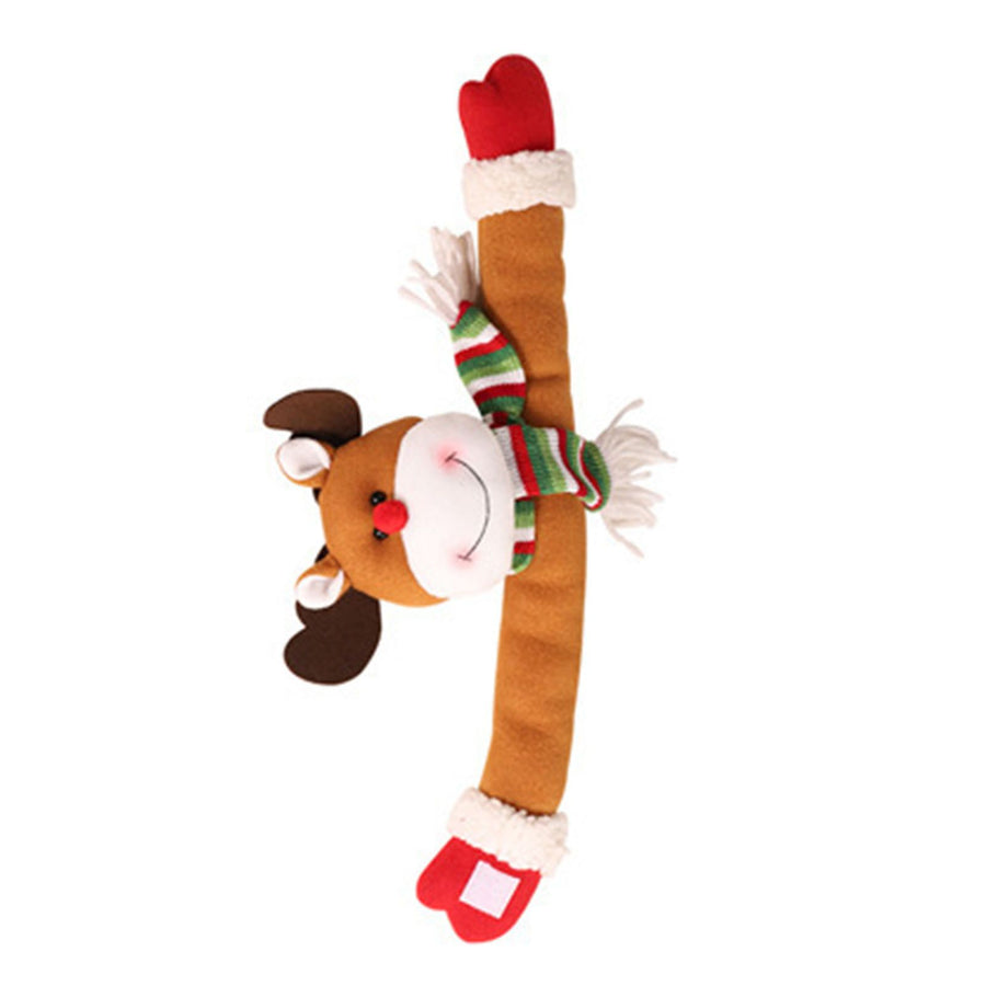 Cute Curtain Tiebacks Clip Decorative Cartoon Window Drapery Ties for Holiday Bedroom Living Room Reindeer Version