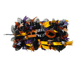 Spooky Wreath for Door Decoration Funny Pumpkin Spiderweb Hanging Hook Spooky Wreath Ornament