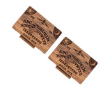Miniature Wooden Ouija Board with Drawer Heart Pattern Functional Spirit Board Decoration for Home 2pcs