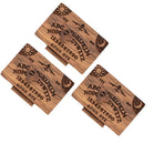 Miniature Wooden Ouija Board with Drawer Heart Pattern Functional Spirit Board Decoration for Home 3pcs