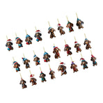 Vacation Advent Calendar Cute Dachshund Pendant 24 Days Xmas Countdown Calendar for Present Type C