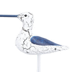 Seagull Figurine Composite Wood Iron Vivid Exquisite Seagull Seabird Statue for Desktop Décor