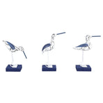 Seagull Figurine Composite Wood Iron Vivid Exquisite Seagull Seabird Statue for Desktop Décor