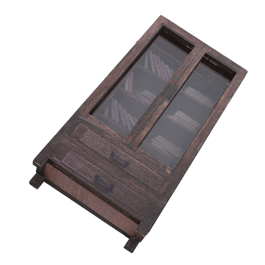 Bookshelf Figurine Realistic Creative Exquisite Small Bookshelf Ornament for Home Decoration