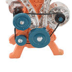 Car Engine Model Resin 8 Cylinder Car Engine Model Desktop Display Ornament Home Decoration for Teens Adults