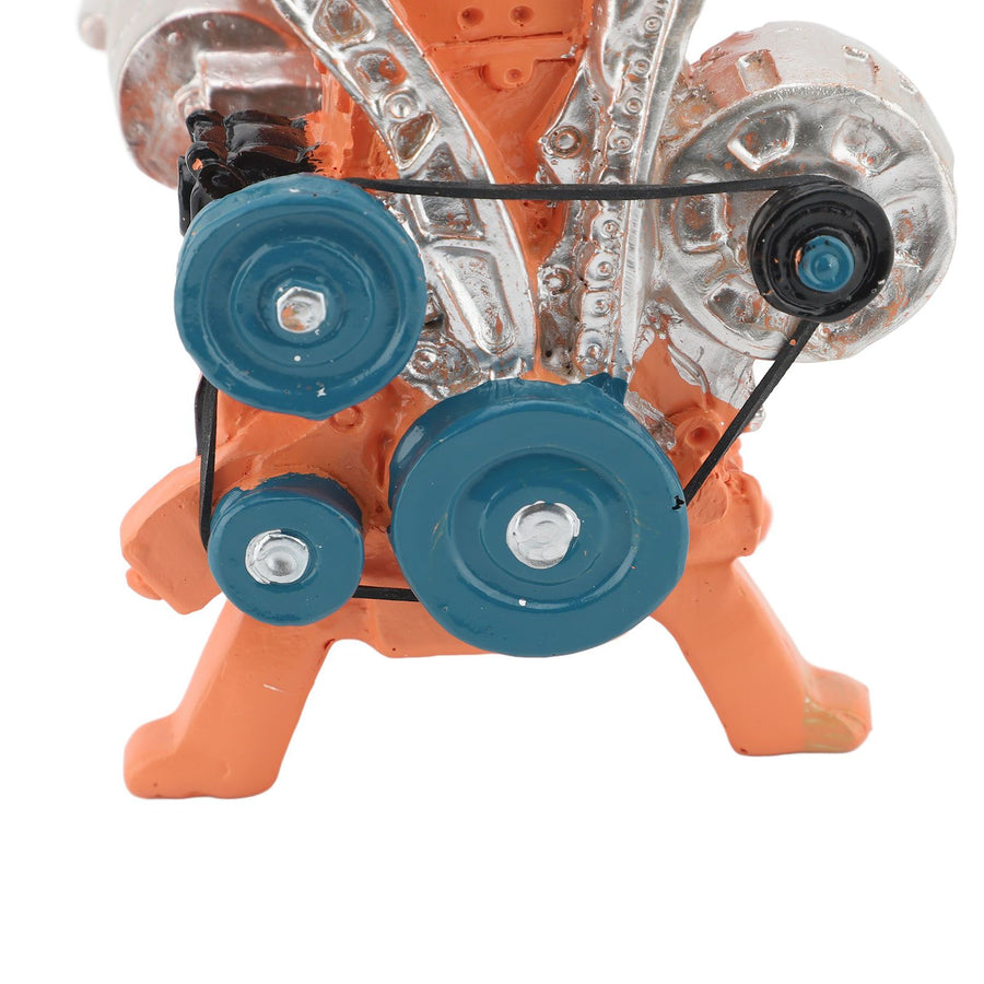 Car Engine Model Resin 8 Cylinder Car Engine Model Desktop Display Ornament Home Decoration for Teens Adults