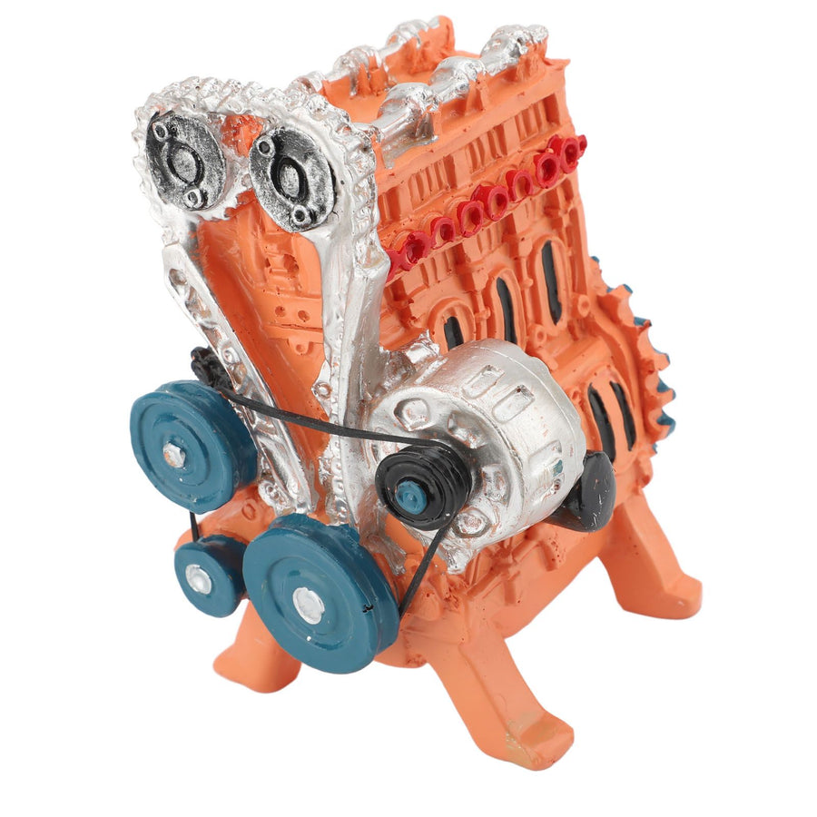 Car Engine Model Resin 8 Cylinder Car Engine Model Desktop Display Ornament Home Decoration for Teens Adults